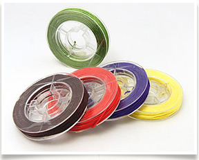Nylon Thread for Jewelry Making, Mixed Color, 0.8mm; 10m/roll